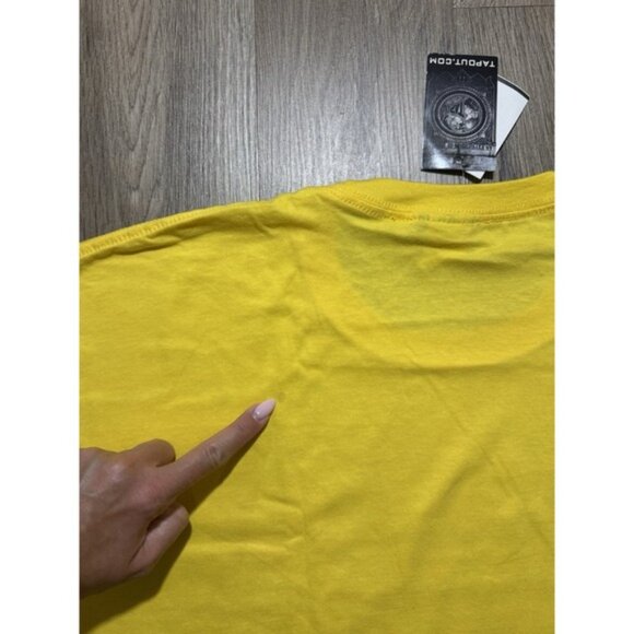 Vintage Tapout American Arrogant Yellow T Shirt Size 2XL - Picture 7 of 7